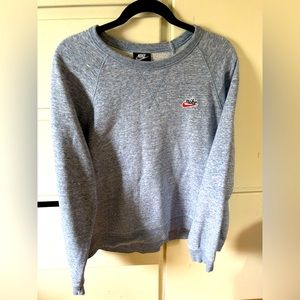 NIKE Men’s Crew Neck Sweatshirt Blue XL